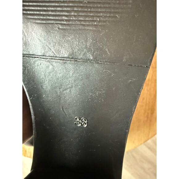 Miz Mooz Leather Heeled Boots Jordy Black, Women’s size 38 Combat 7.5 - Picture 10 of 12